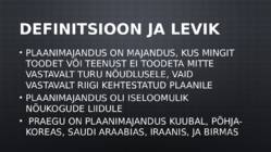 Plaanimajandus #2