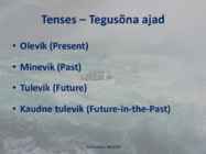 English grammar tenses intro #2