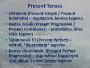English grammar tenses intro #3