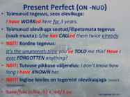 English grammar tenses intro #6