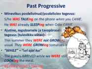Past tenses #3