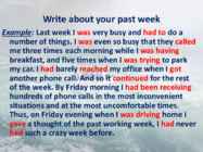 Past tenses #8