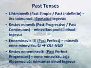 Past tenses