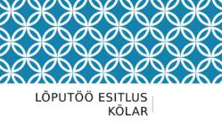 Lõputöö esitlus-Kõlar