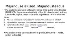 Sissejuhatus majandusse I osa Majanduse alused #2