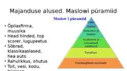 Sissejuhatus majandusse I osa Majanduse alused #3