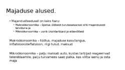 Sissejuhatus majandusse I osa Majanduse alused #8