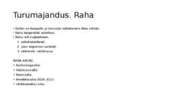 Turumajandus #13