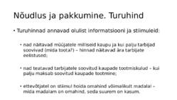 Nõudlus-pakkumine ja turuhind #20