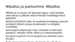 Nõudlus-pakkumine ja turuhind #4