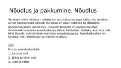 Nõudlus-pakkumine ja turuhind #5