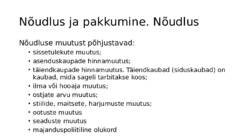 Nõudlus-pakkumine ja turuhind #10