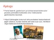 Molekulaarne gastronoomia #5