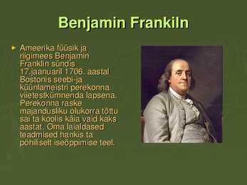 Benjamin Franklin ja Välk #8