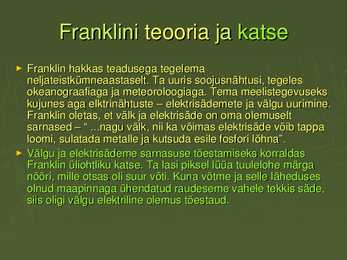 Benjamin Franklin ja Välk #9