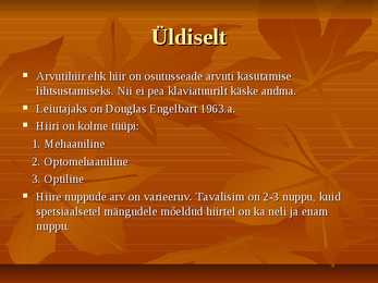 Arvutihiire esitlus #2
