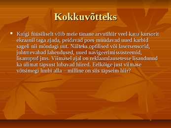 Arvutihiire esitlus #10