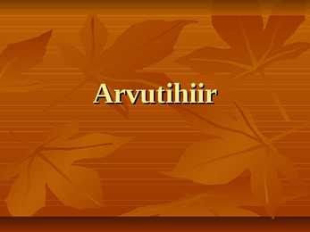 Arvutihiire esitlus