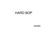 Hard bop