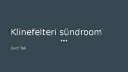 Klinefelteri sündroom