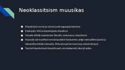 Neoklassitsism muusikas #6