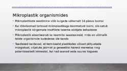 Mikroplastik keskkonna saastajana #8