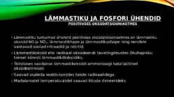 LÄMMASTIK JA FOSFOR #7