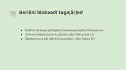 Berliini kriisid #7