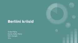 Berliini kriisid