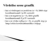 Võrdeline seos ja selle graafik #4
