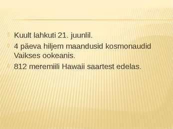 Sõidud kosmosesse 20-sajandil #28
