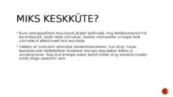 Keskküttesüsteemid #3