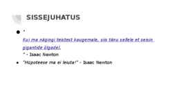 ISAAC NEWTON #2