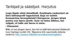 Sissejuhatus majandusse VI osa Tarbijad ja säästjad #11