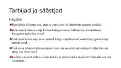 Sissejuhatus majandusse VI osa Tarbijad ja säästjad #5