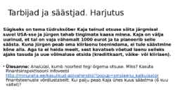 Sissejuhatus majandusse VI osa Tarbijad ja säästjad #9