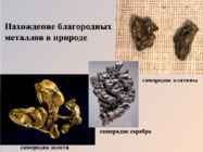 Metallide esinemine looduses #4