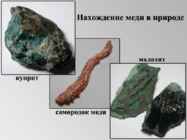Metallide esinemine looduses #5