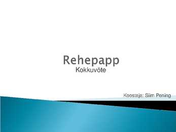 Rehepapp