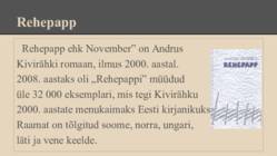 Andrus Kivirähk- Rehepapp #5
