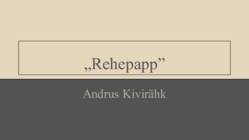 Andrus Kivirähk- Rehepapp