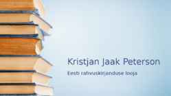 Kristjan Jaak Peterson