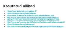 Valgud ja toitainete vajalikkus #15