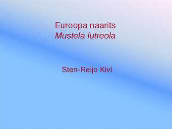 Euroopa naarits