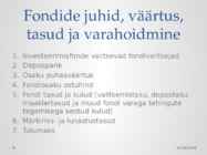 Investeeringud fondidesse #6