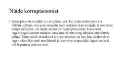 Korruptsioon #3