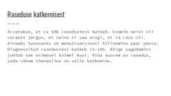 Raseduse katkemine #2