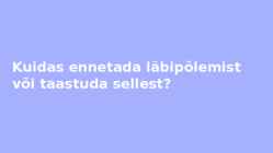 Läbipõlemissündroom #6