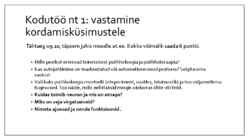 Käitumise bioloogilised alused #22