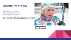 Eesti sportlased ja nende tulemused Pyeongchangis toimunud taliolümpiamängudel #22